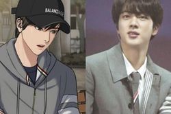 Sao Jin BTS lại giống nhân vật chính trong webtoon 'True Beauty' đến thế