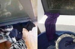Căn hộ 3 tỉ vừa mua đã bị thấm, nước mưa bắn xối xả qua khe cửa kính tràn vào nhà khiến người dân khốn khổ cả đêm lau sàn