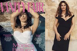 'Tượng đài nhan sắc Ý' Monica Bellucci phô ngực đầy nóng bỏng trên tạp chí