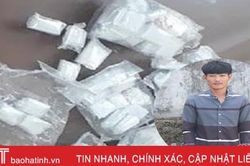 Công an TX Kỳ Anh bắt quả tang đối tượng vận chuyển gần 2 kg ma túy