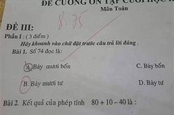 Bài toán 'siêu hại não' của học sinh tiểu học khiến người lớn bối rối