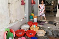 Thủy điện Đăk Mi 4 và A Vương xả nước, sông Cầu Đỏ đã bớt nhiễm mặn