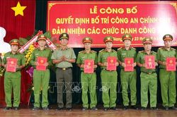 Điều động 427 công an chính quy về làm Công an xã ở An Giang