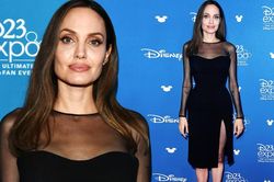 Angelina Jolie diện đầm cocktail cắt xẻ gợi cảm