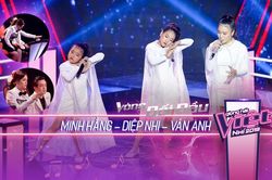 Tam ca 'giọng khủng' Minh Hằng - Diệp Nhi - Vân Anh khiến Phạm Quỳnh Anh rơi nước mắt 'chọn 1 cứu 1'