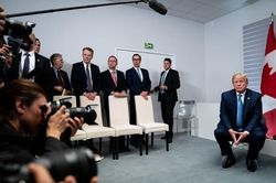 Ông Trump cố che lấp rạn nứt ở G7