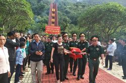 Bộ CHQS tỉnh Nghệ An bàn giao và an táng hài cốt liệt sỹ tại nghĩa trang Mộc Châu