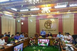 Đoàn Giám sát của Quốc hội về phòng, chống xâm hại trẻ em làm việc tại Chương Mỹ (Hà Nội)