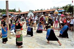 Nhiều hoạt động 'Vui Tết Độc lập' tại Làng Văn hóa - Du lịch các dân tộc Việt Nam