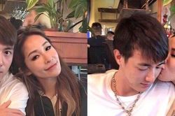 Nữ diva nổi tiếng Đài Loan khoác tay hôn má bạn trai kém 16 tuổi trên phố