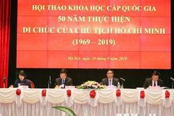 Di chúc của Chủ tịch Hồ Chí Minh là văn kiện lịch sử vượt thời gian