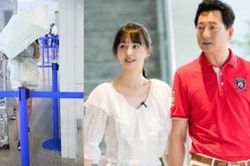 Trịnh Sảng che dù ở sân bay để tránh bị chụp ảnh, sau hẹn hò với Trương Hàn có nhiều thay đổi lớn trong tính cách