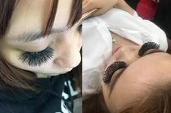 Tá hỏa vì mốt nối mi sương sương phong cách cực dị của chị em