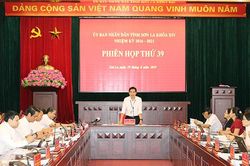 Phiên họp thứ 39, UBND tỉnh khóa XIV