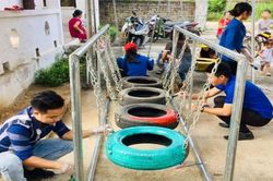 Nhiều công trình của thanh niên huy động trẻ đi nhà trẻ