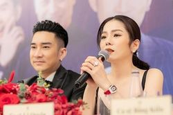 Lệ Quyên xách túi Hermes tiền tỷ tới mừng liveshow Quang Hà