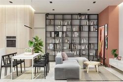 Cách bày trí phòng khách mang phong cách hiện đại với gam màu sáng