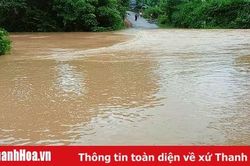 Huyện Như Xuân: Nhiều tuyến đường giao thông bị chia cắt