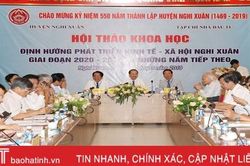 Các nhà khoa học hiến kế giúp huyện Nghi Xuân phát triển KT-XH