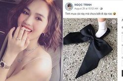 Bị dân mạng thách đố, Ngọc Trinh đã đưa ra câu trả lời về việc sắm đôi giày nơ 'quét đất' gần 60 triệu