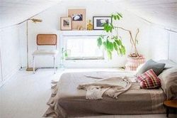 Phòng ngủ gác mái đẹp lịm tim, tại sao không thử?