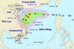 Bão số 5: Áp thấp nhiệt đới mạnh lên thành bão số 5 trong 24 giờ tới