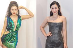 Phương Trinh Jolie mặc váy xẻ ngực táo bạo, Đông Nhi khoe vai trần gợi cảm