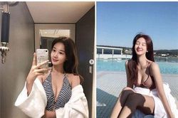 Gái xinh xứ Hàn mặt thiên thần body cực phẩm: Khoe đường cong nửa kín nửa hở khiến anh em nhức mắt