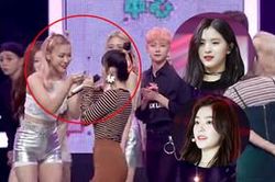 Fan 'rần rần' bắt được khoảnh khắc đáng yêu giữa Ryujin (ITZY) và Irene (Red Velvet) tại màn encore của Music Core