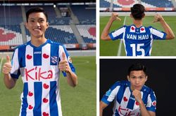 Đoàn Văn Hậu chính thức ra mắt CLB Heerenveen, khoác áo 15