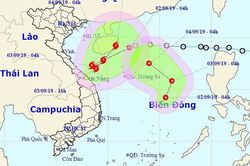 Dồn dập áp thấp nihiệt đới 'quần thảo' Biển Đông