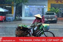 Mưu sinh ngày mưa ở Hà Tĩnh...