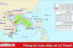Áp thấp nhiệt đới chồng áp thấp nhiệt đới giật cấp 9 đe dọa biển Đông