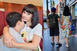 Ngạc nhiên với vóc dáng cao lớn của con trai Việt Trinh khi mới 10 tuổi