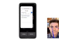 Cận cảnh công nghệ điều khiển iPhone bằng mắt