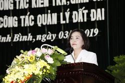 Quán triệt, triển khai các văn bản của Trung ương, của tỉnh về công tác kiểm tra, giám sát của Đảng và công tác quản lý đất đai