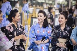 Hoa hậu Vũ Thúy Nga hội ngộ dàn người đẹp trong đêm Giao lưu văn hóa Nhật Bản