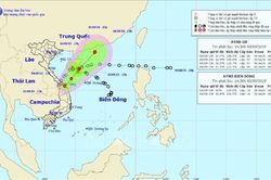 Áp thấp nhiệt đới gây mưa rất to ở Trung Bộ và Tây Nguyên