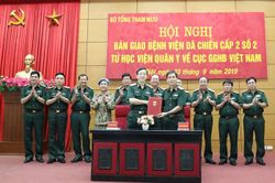 Bàn giao Bệnh viện Dã chiến cấp 2 số 2 về Cục Gìn giữ hòa bình Việt Nam