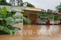 Quảng Trị: Mưa to gây ngập lụt diện rộng