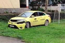 Hai thanh niên dùng súng cướp taxi trong đêm