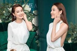 Diện váy trắng cắt xẻ táo bạo chưa từng thấy, Nhã Phương như thỏi nam châm hút chặt mọi ánh nhìn