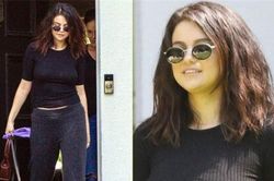 Lên cân như Selena Gomez: Mặt ngấn nọng cằm nhưng để mặt mộc, dắt chó đi dạo sương sương thôi cũng gây bão