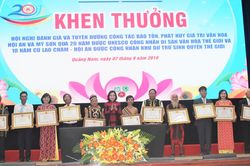 Quảng Nam: Tuyên dương công tác bảo tồn, phát huy giá trị đô thị cổ Hội An, Khu đền tháp Mỹ Sơn