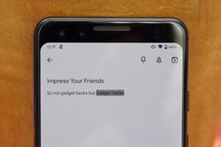 Cách nhanh nhất để in hoa chữ đầu tiên sau khi bạn gõ trên Android