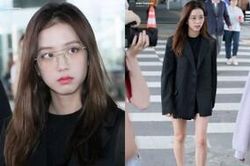 Blackpink Jisoo xinh đẹp tỏa sáng ở sân bay, nhưng gu thời trang lại bị chê già chát