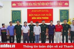 Đồn BP Cửa khẩu quốc tế Na Mèo đón nhận con nuôi