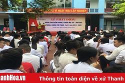 Trường THPT Trường Thi: Phát động tháng cao điểm phòng, chống ma túy-HIV/AIDS; phòng, chống tội phạm