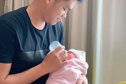 Khoe chồng chăm con không kể ngày đêm, Lê Phương khiến các chị em 'nổ đom đóm mắt' vì ghen tị