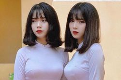 Chị em sinh đôi Yên Bái sinh nhật ngày rằm, được đặt tên Hằng - Nga